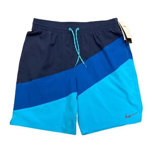 Nike Men's Swoosh Color Surge 4-Way Stretch Elastic Waist Swim
